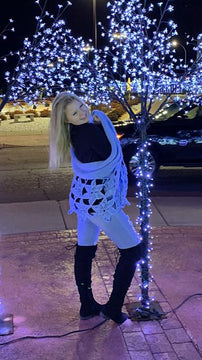 Snowflake and Star Shawl | Wrap