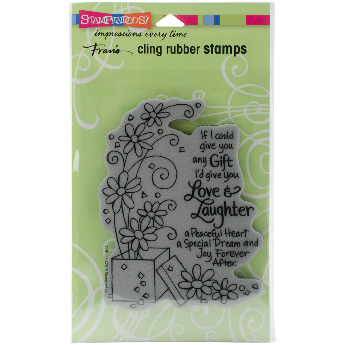 Stampendous Cling Stamp - Laughter Gift