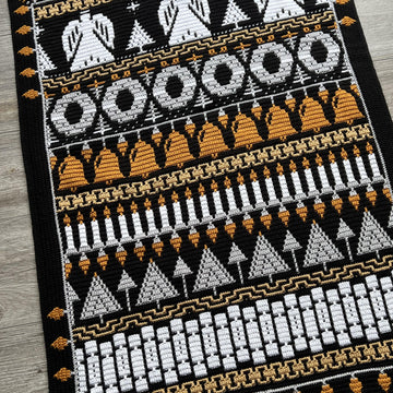 Sonia's Holiday - Overlay Mosaic Blanket