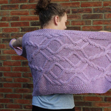 Clodah Cabled Wrap