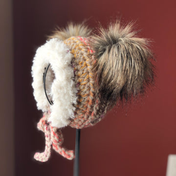 Double Pom Bonnet
