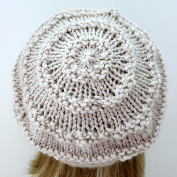 Lara - A Chic Hat with Aran Braid