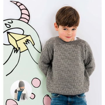 Sweater, Hat and Scarf in Rico Essentials Merino Plus DK - 617 - Leaflet