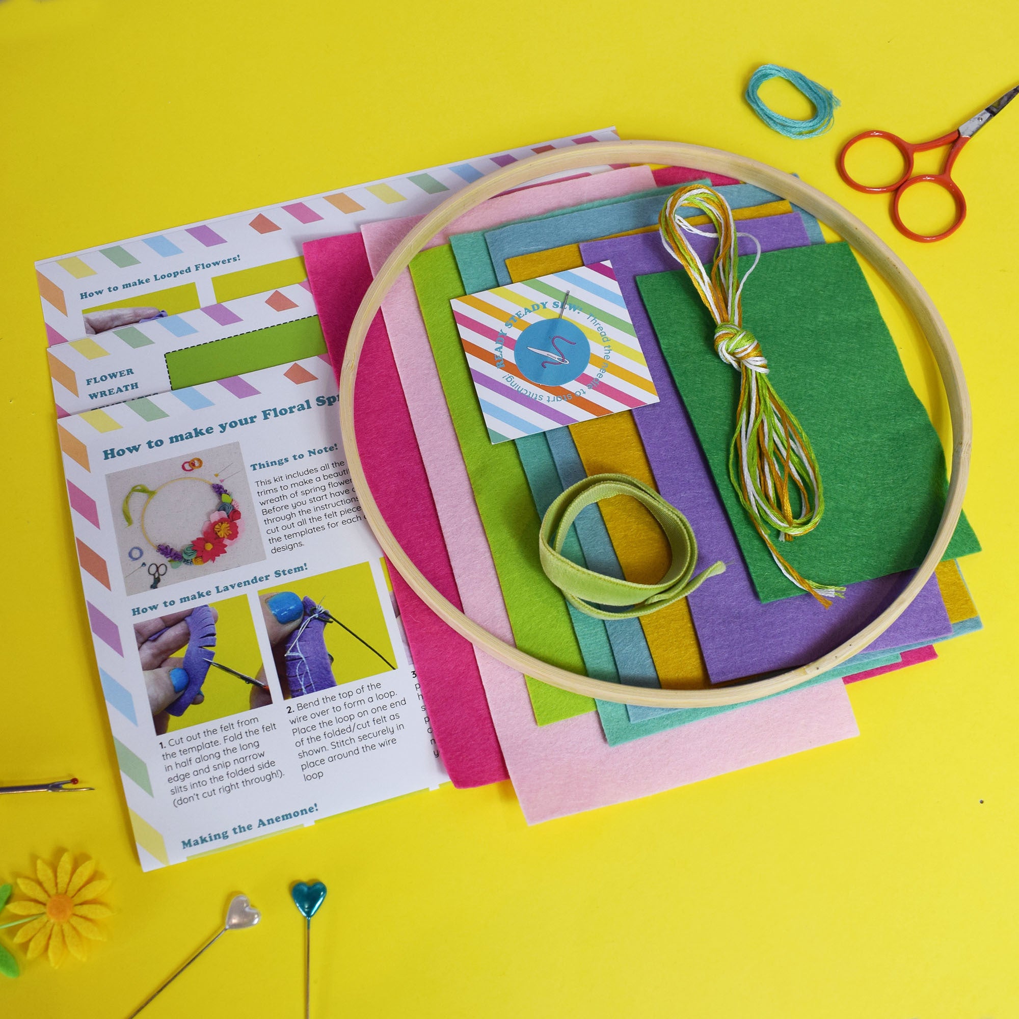 The Make Arcade Spring Wreath Kit