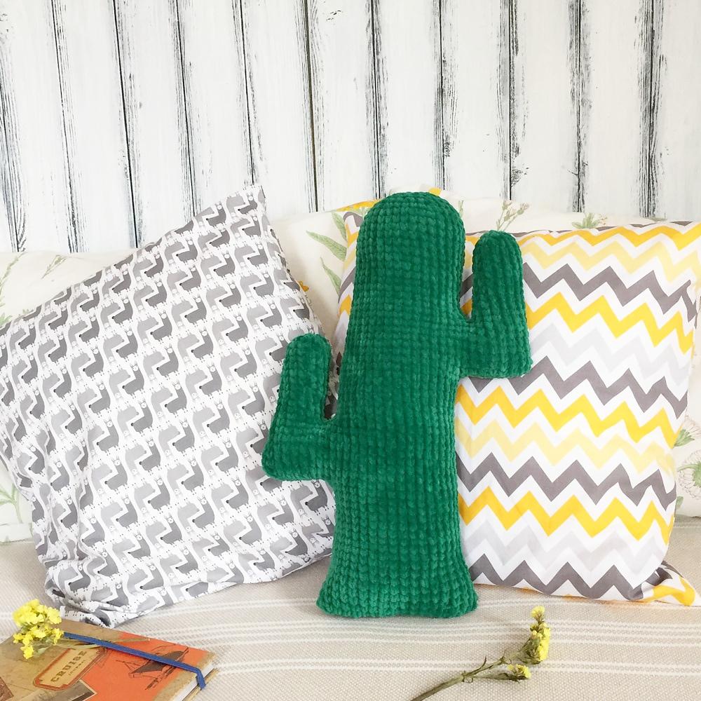 Emerald Cactus Pillow