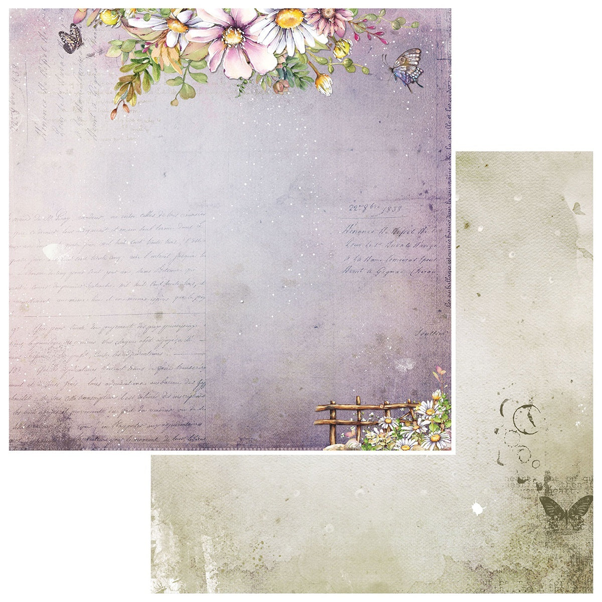 49 and Market Irrevocable Beauty Double-Sided Cardstock 12"X12" 20/Pkg - Sonnet