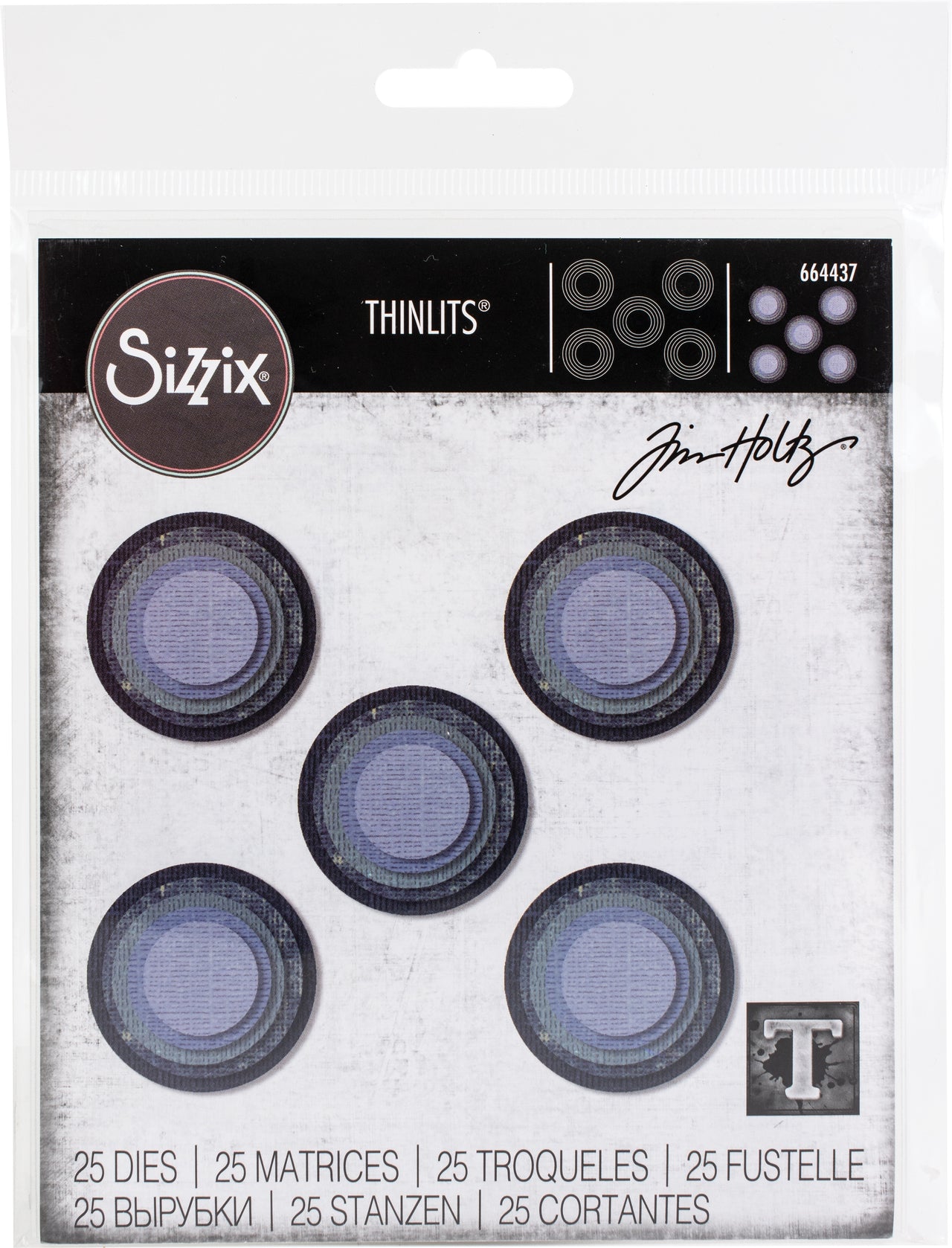 Sizzix Thinlits Dies By Tim Holtz - Stacked Circles