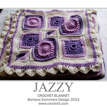 Crochet Blanket JAZZY UK