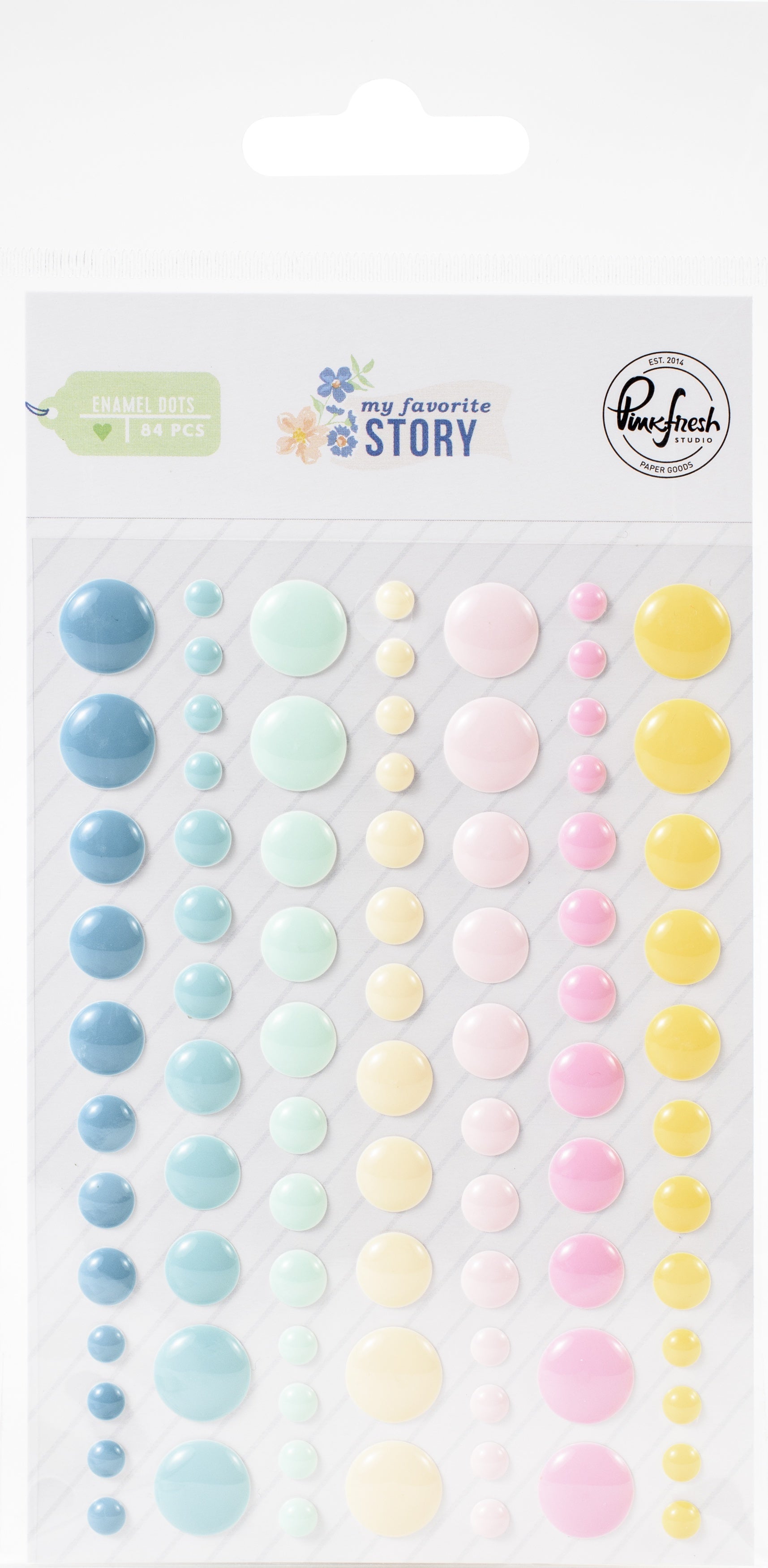 Pinkfresh Studio PinkFresh Enamel Dot Stickers - My Favorite Story