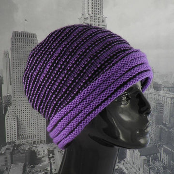 Reversible Double Cuff Beanie Hat