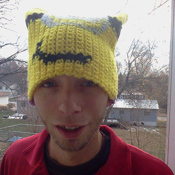 Sack Beanie - Jekyl and Hyde minion Inspired
