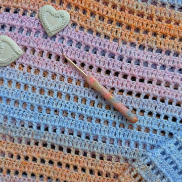 Crochet Summer Sunset Sweater Pattern