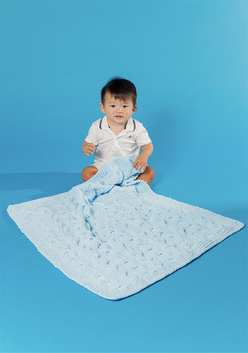 Big Softie Blanket - Free Afghan Knitting Pattern For Kids in Paintbox Yarns Chenille by Paintbox Yarns