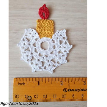Candle Christmas decoration