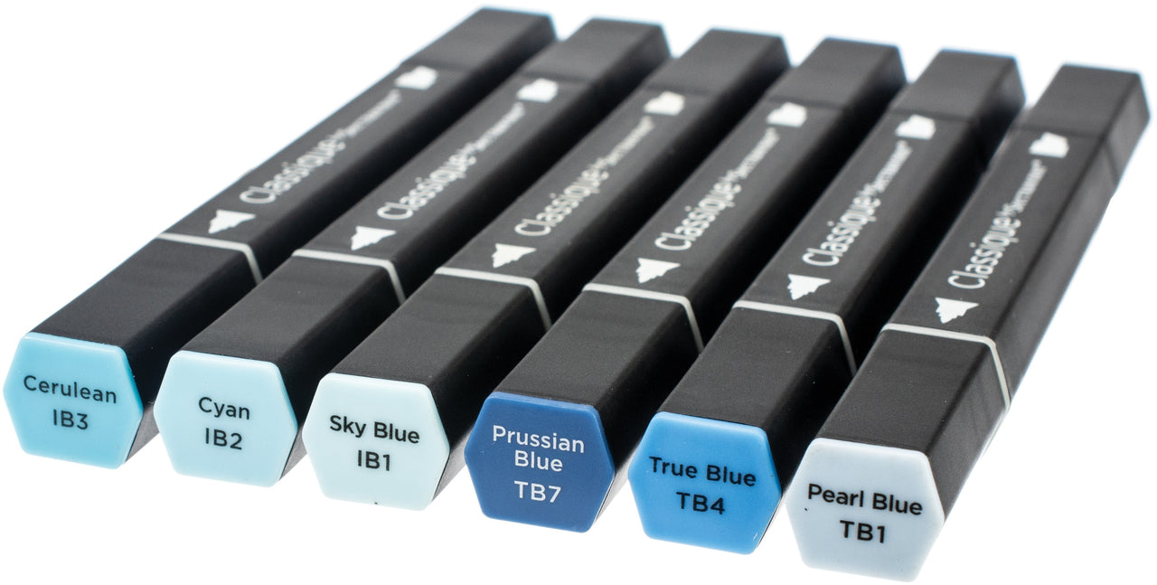 Spectrum Noir Classique 6 Pens - Blues