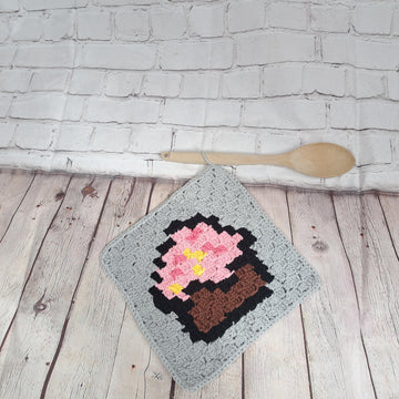 Beginner C2C Potholder Pattern "Cupcake"