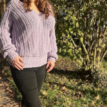 Sweater "Purple Rain"