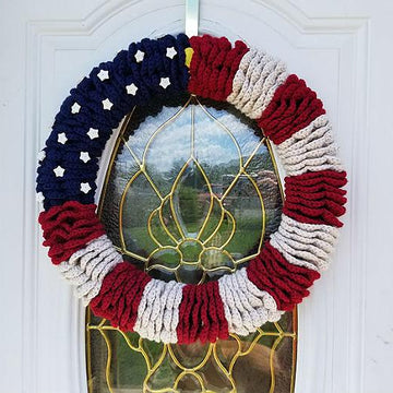 American Flag Wreath