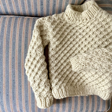 Leaf Stitch Textured Jumper