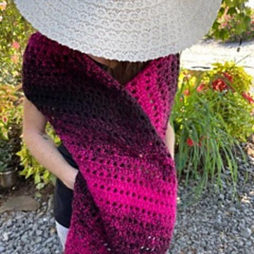On The Diagonal Scarf/Shawl