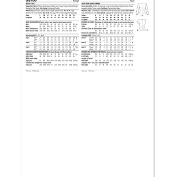 Simplicity Misses' Tops S9706 - Sewing Pattern