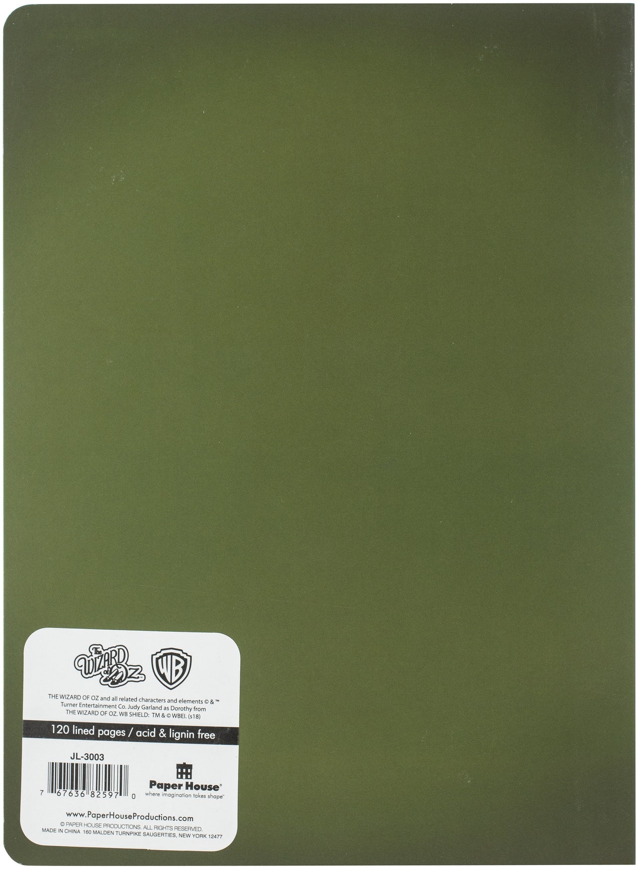 Paper House Softcover Journal 5.75"X8" - Wicked Witch Of The West