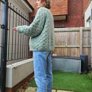 Oversized Basket Weave Sweater