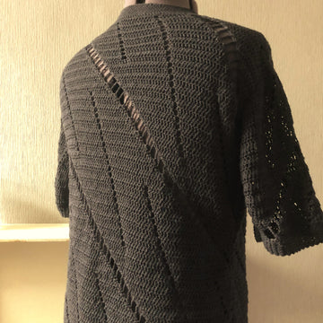 Diagonal Mesh T-Shirt