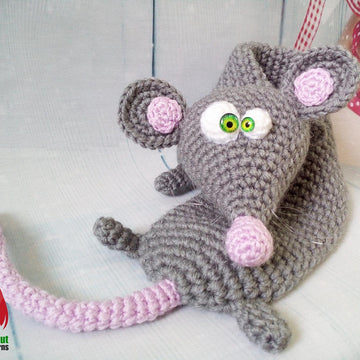277 Mouse scarf for wine or champaing bottle
