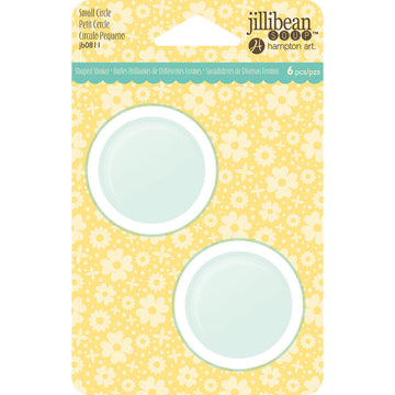 Hampton Art Jillibean Soup PVC Card Shakers 6/Pkg - Small Circle