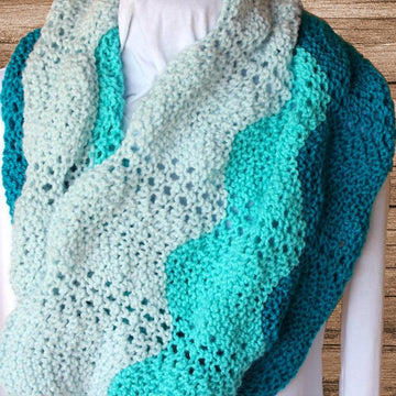 Lace Ripple Cowl