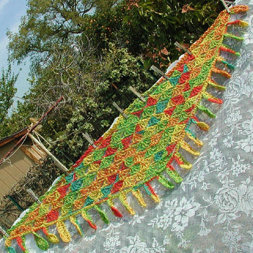 Parrot Feathers Scarf