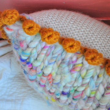 All About The Yarn Pillow