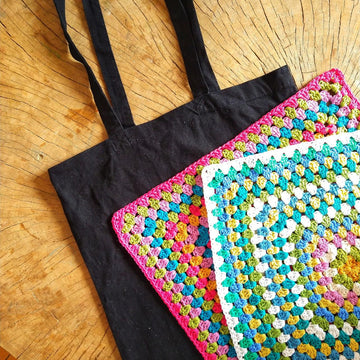 Granny Square Tote Bag