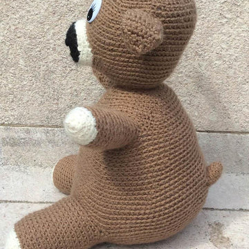 No-Sew Huggable Pal with Beret and Scarf