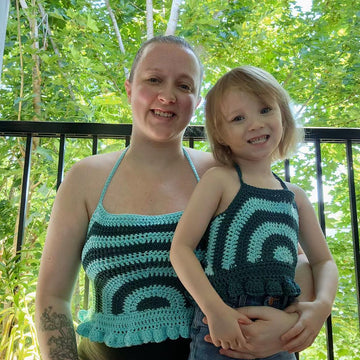 Beginner Crochet Halter Crop Top Pattern Kids Summer Crochet Top PDF Easy Frill Crochet Shirt Fun DIY Crochet Top Pattern