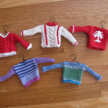 Mini Sweater Ornaments