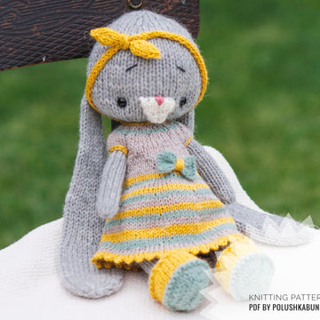 Knitting Toy Clothes Pattern - Baby Betty Outfit