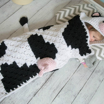 Hooded Cow Blanket
