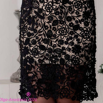 Black lace dress 2