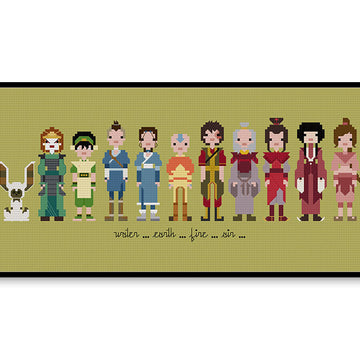 Avatar the Last Airbender - PDF Cross Stitch Pattern