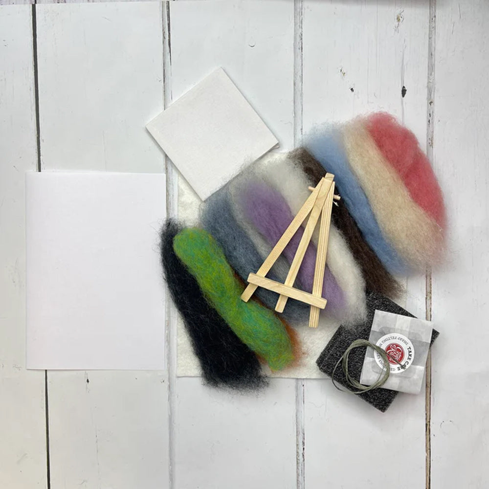 The Crafty Kit Company Ltd Crafty Cottages - Mountain Cottage Needle Felting Kit - 10 x 10cm