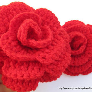 Crochet Rose Flower