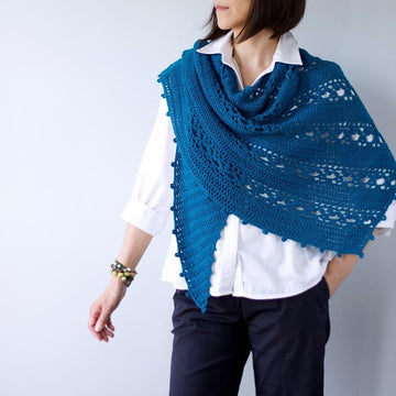Florence triangular shawl