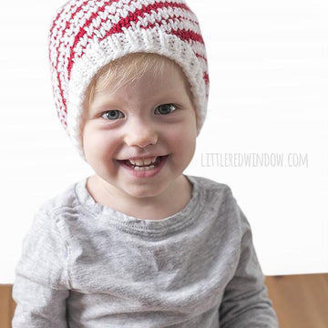Peppermint Candy Cane Hat