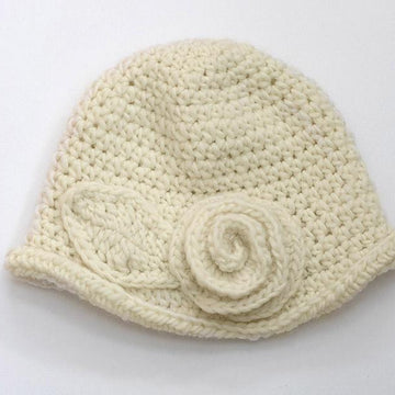 1920's Flower and Leaf Cloche Hat