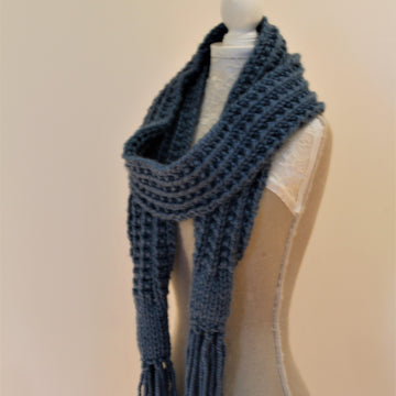 Winter Blues Scarf