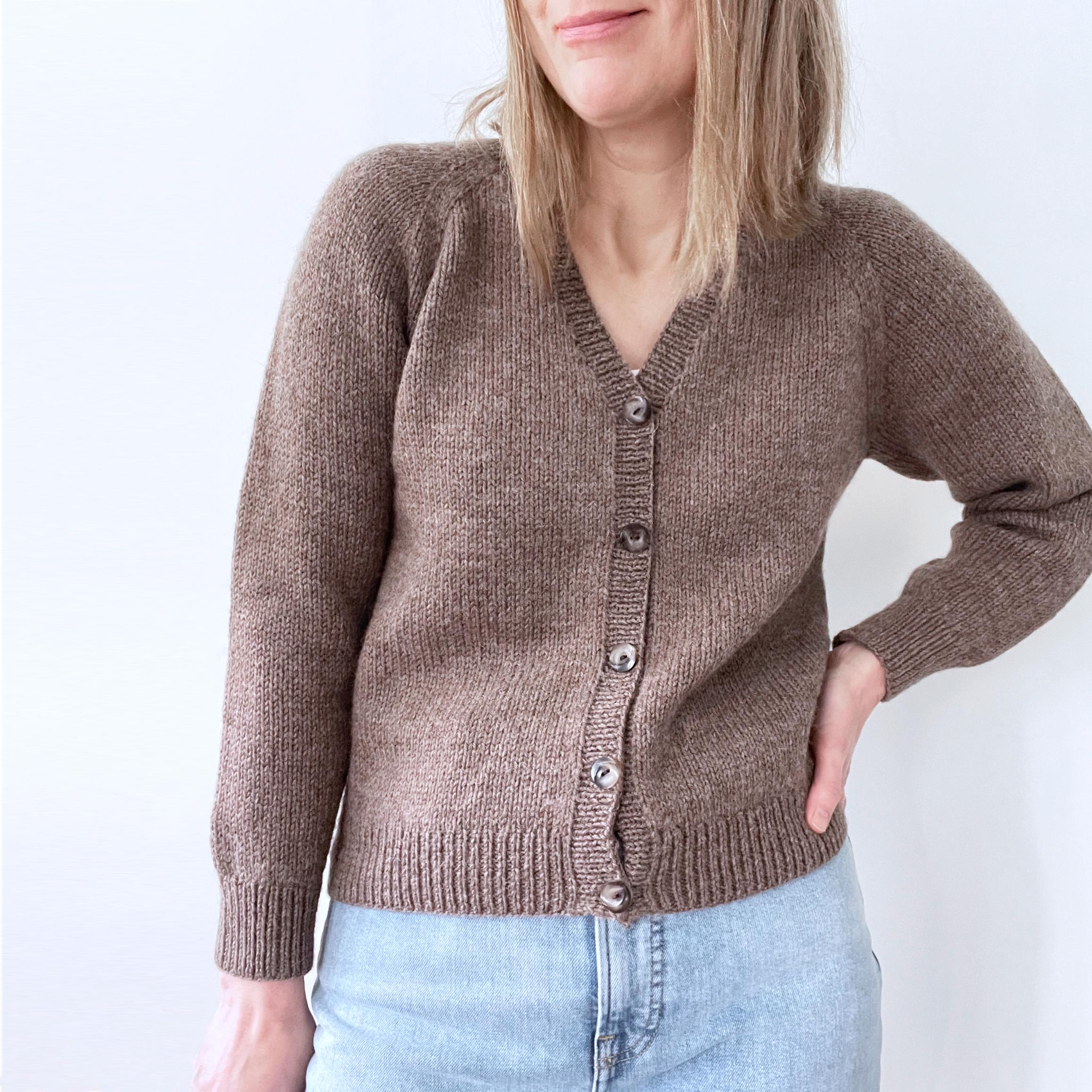 Basic V Neck Cardigan