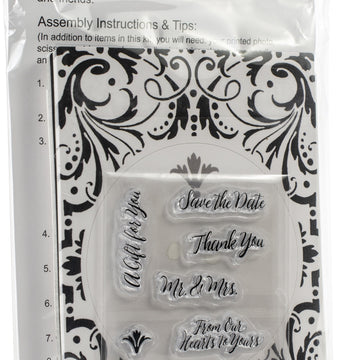 Stampendous Windowrama Card Kit - Wedding