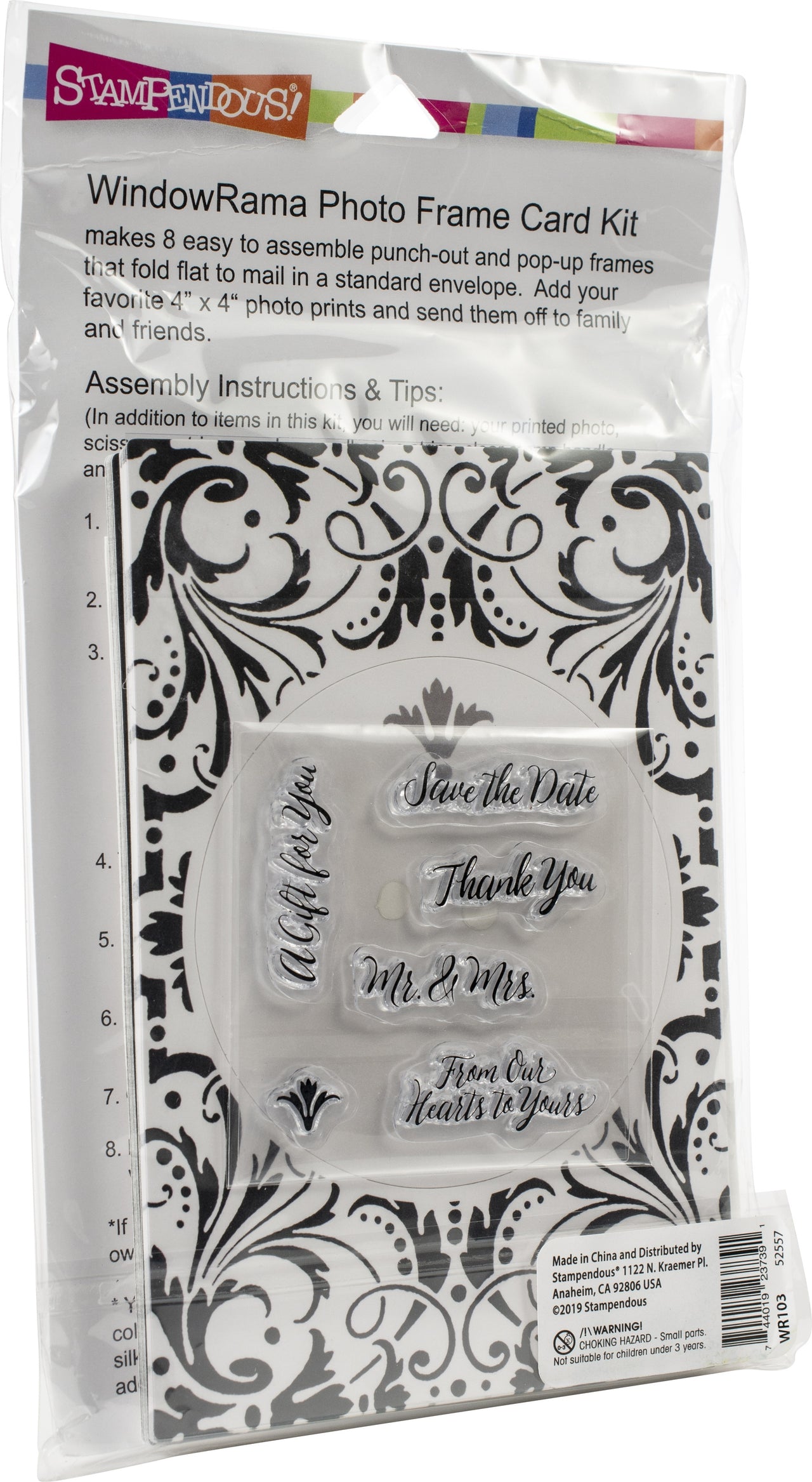 Stampendous Windowrama Card Kit - Wedding